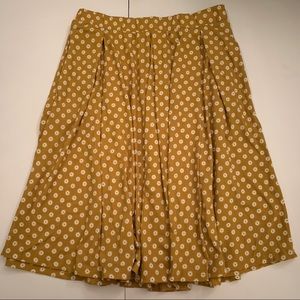 Lularoe Madison Yellow Floral M NWOT